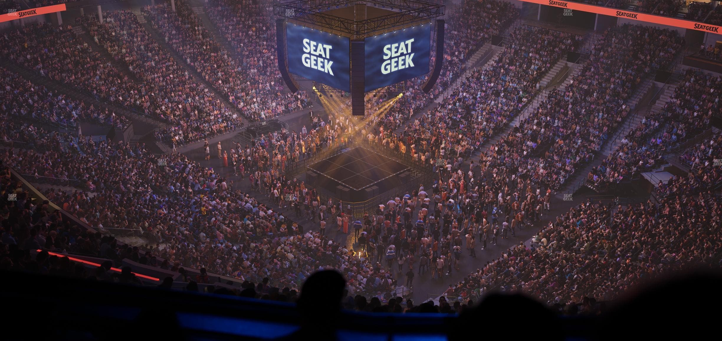 Delta Center - Section 107 Seat View