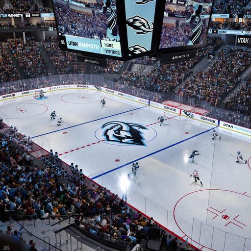 Delta Center - Section 107 Seat View