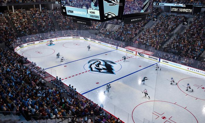 Delta Center - Section 107 Seat View