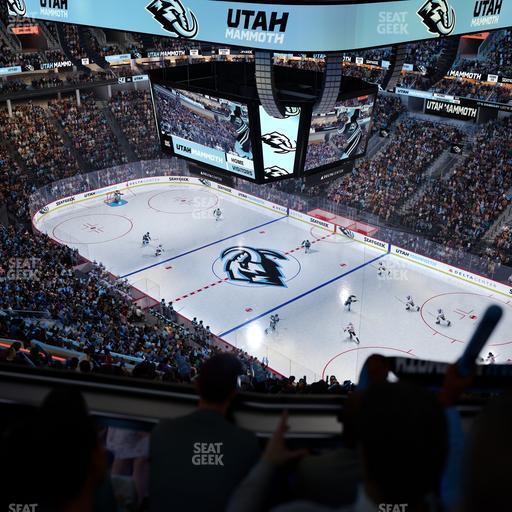 Delta Center - Section 107 Seat View