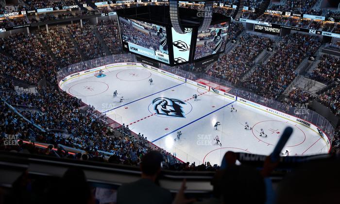 Delta Center - Section 107 Seat View