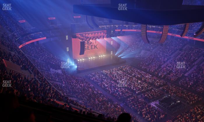 Delta Center - Section 107 Seat View