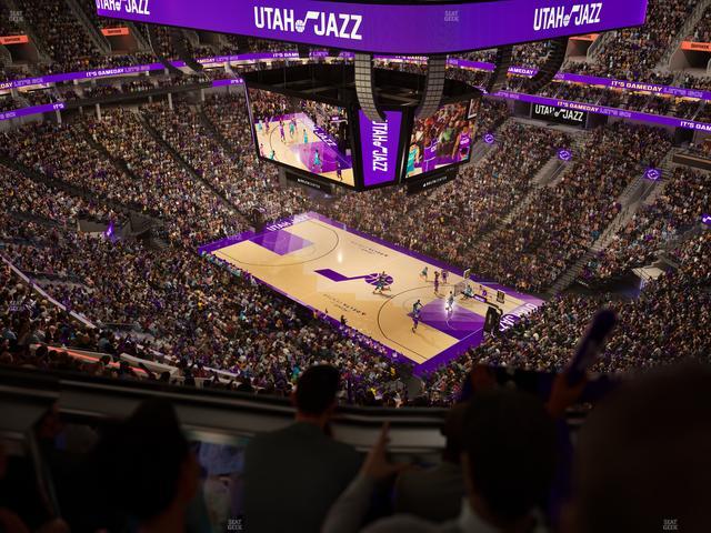 Delta Center - Section 107 Seat View Delta Center - Section 107 Seat View