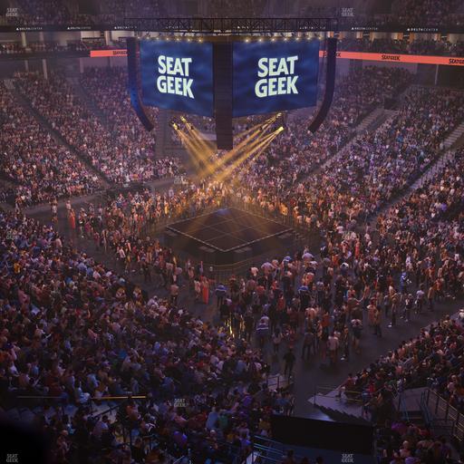 Delta Center - Section 107 Seat View