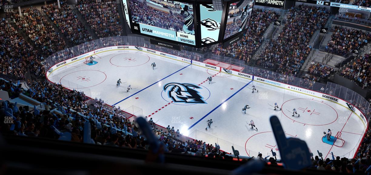 Delta Center - Section 108 Seat View