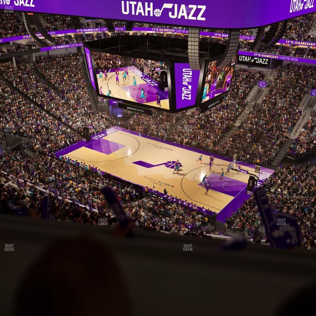 Delta Center - Section 108 Seat View