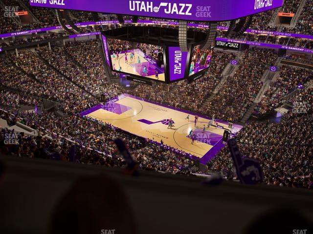 Delta Center - Section 108 Seat View Delta Center - Section 108 Seat View