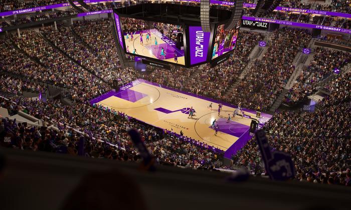 Delta Center - Section 108 Seat View