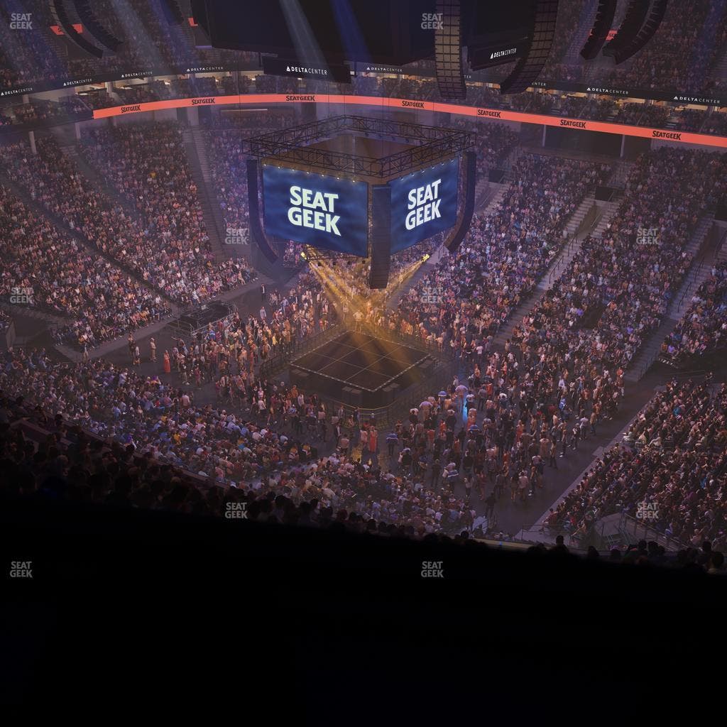 Delta Center - Section 108 Seat View