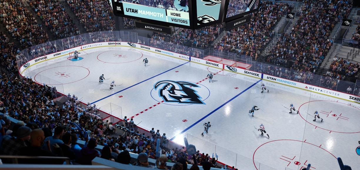 Delta Center - Section 108 Seat View