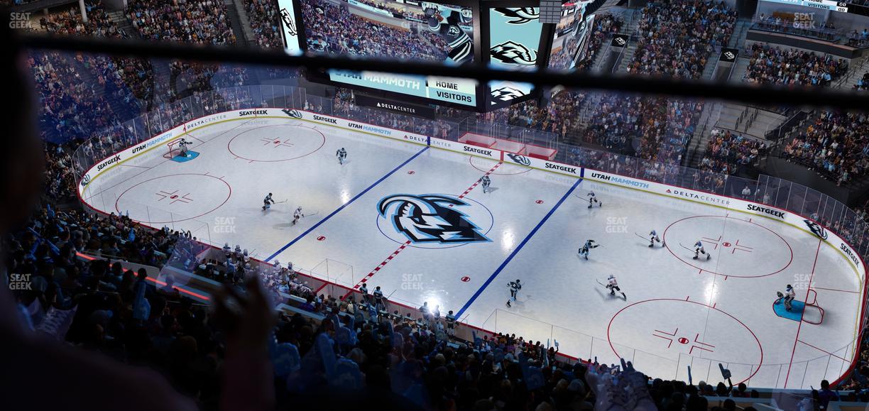 Delta Center - Section 109 Seat View