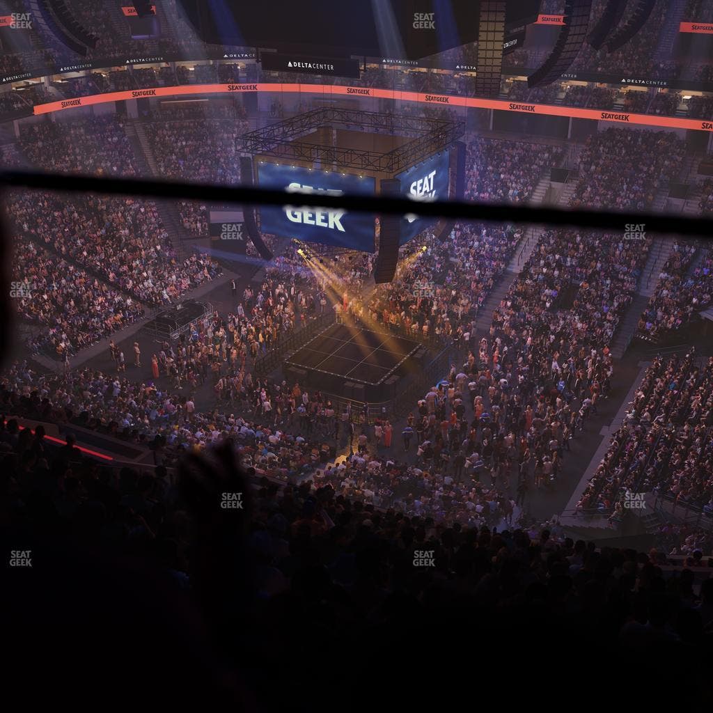 Delta Center - Section 109 Seat View