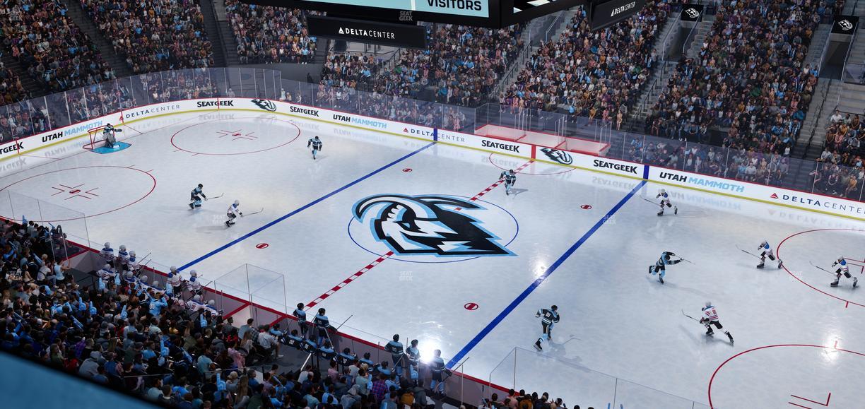 Delta Center - Section 109 Seat View