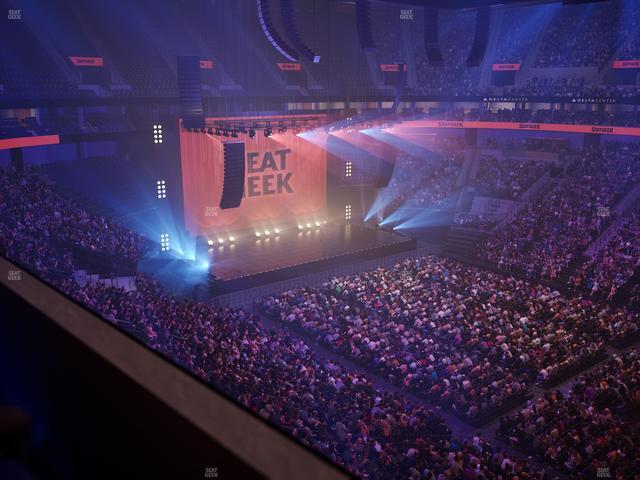 Delta Center - Section 109 Seat View