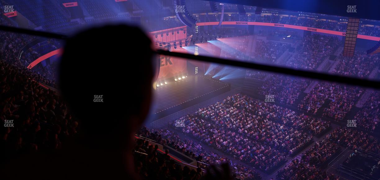 Delta Center - Section 109 Seat View