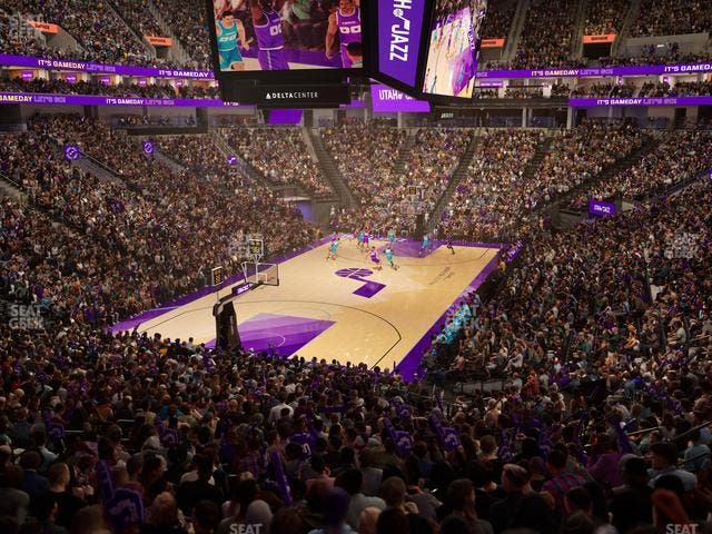 Delta Center - Section 11 Seat View
