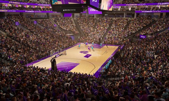 Delta Center - Section 11 Seat View