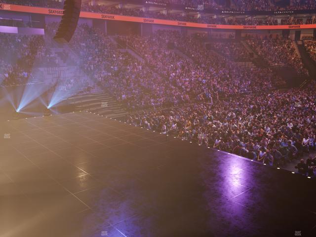 Delta Center - Section 11 Seat View