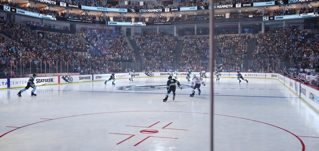 Delta Center - Section 11 Seat View