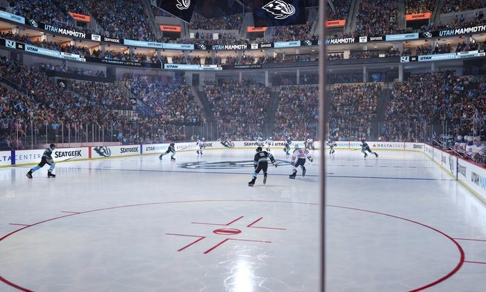 Delta Center - Section 11 Seat View