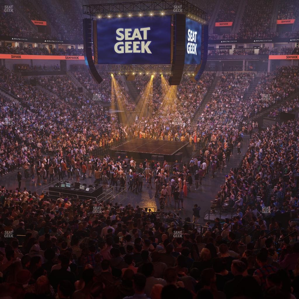 Delta Center - Section 11 Seat View