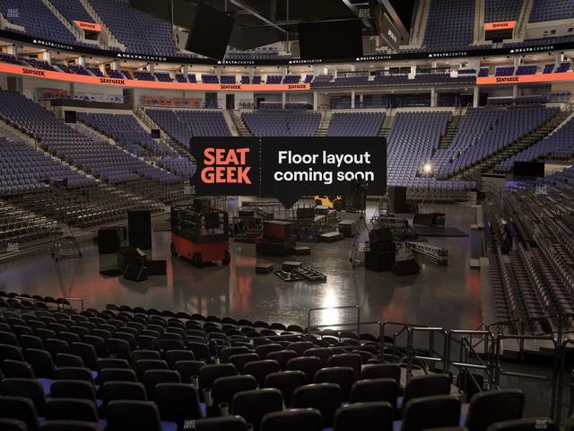 Delta Center - Section 11 Seat View