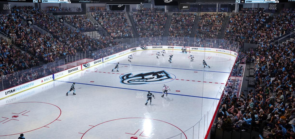 Delta Center - Section 11 Seat View