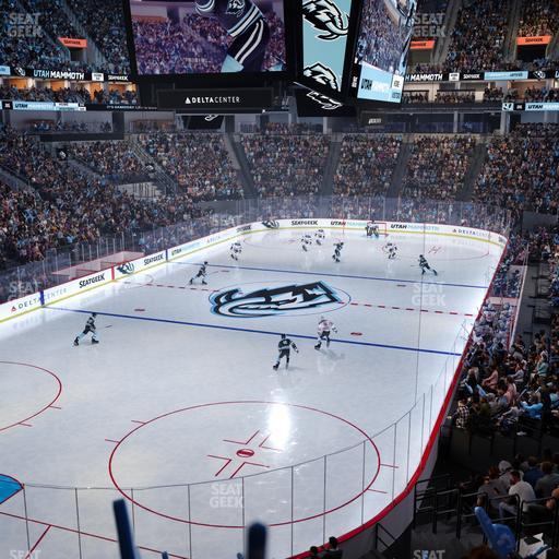 Delta Center - Section 11 Seat View