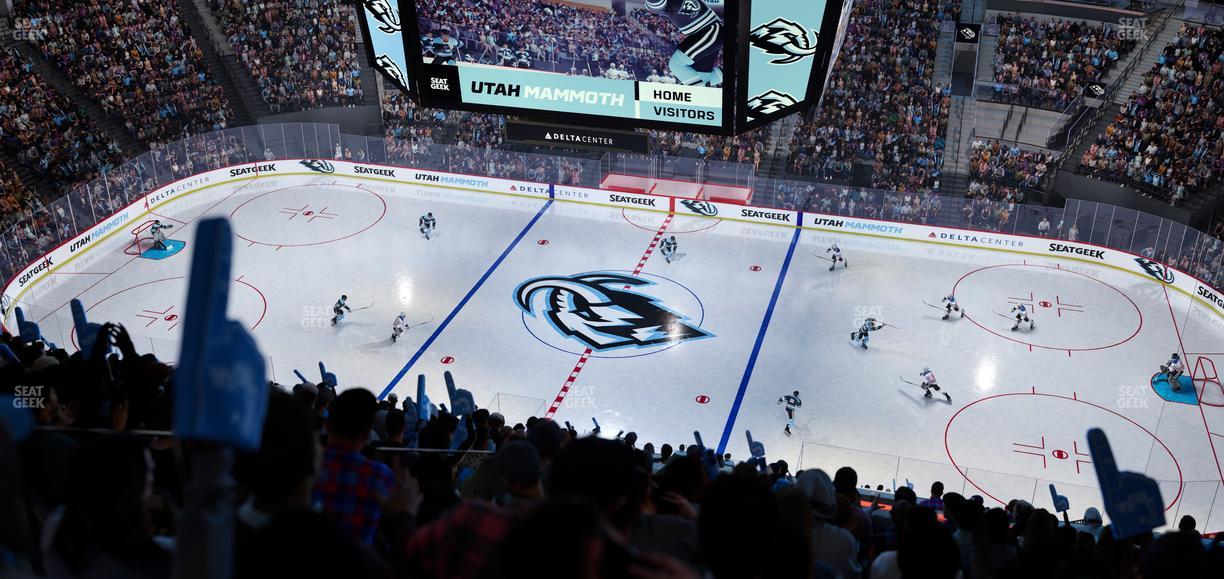 Delta Center - Section 110 Seat View