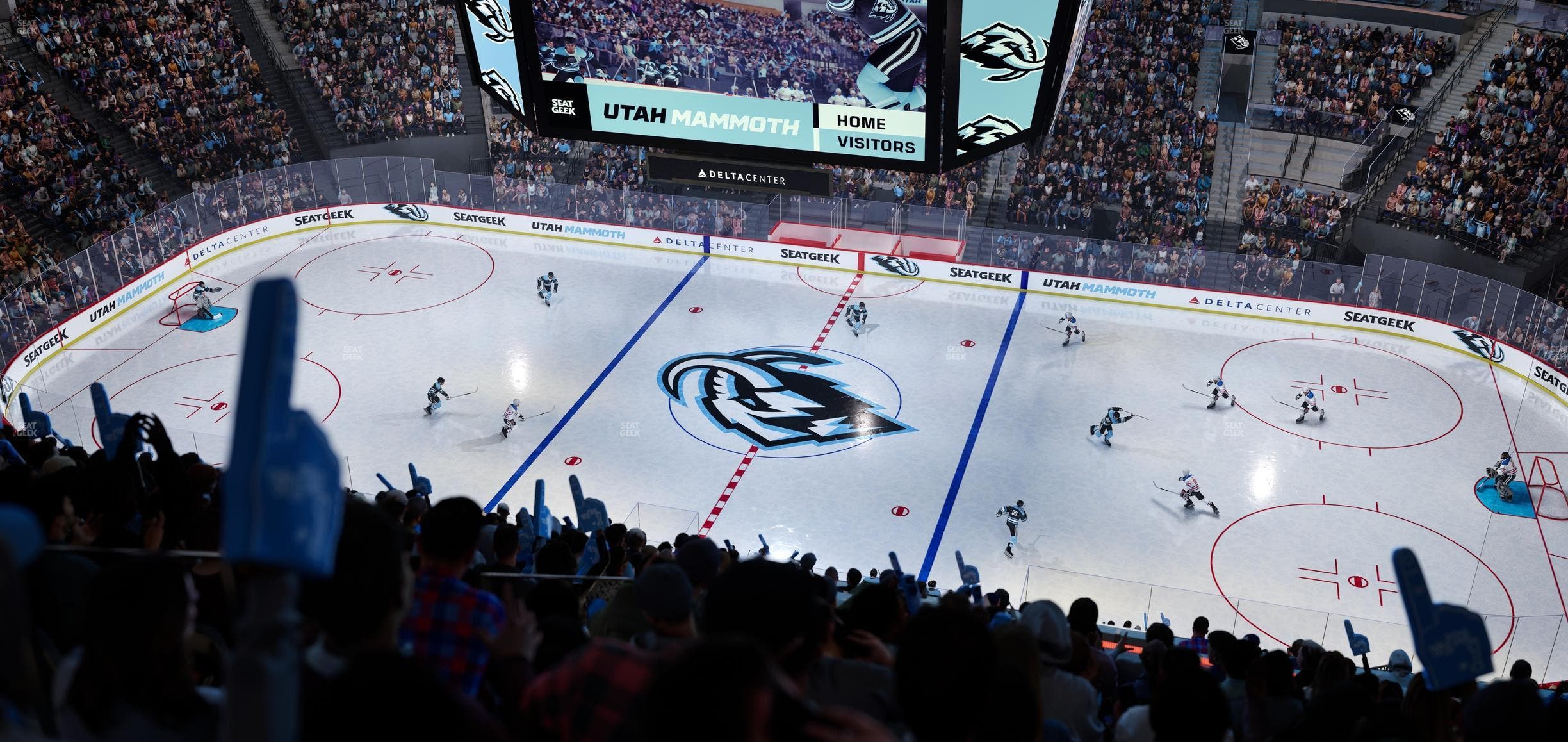 Delta Center - Section 110 Seat View