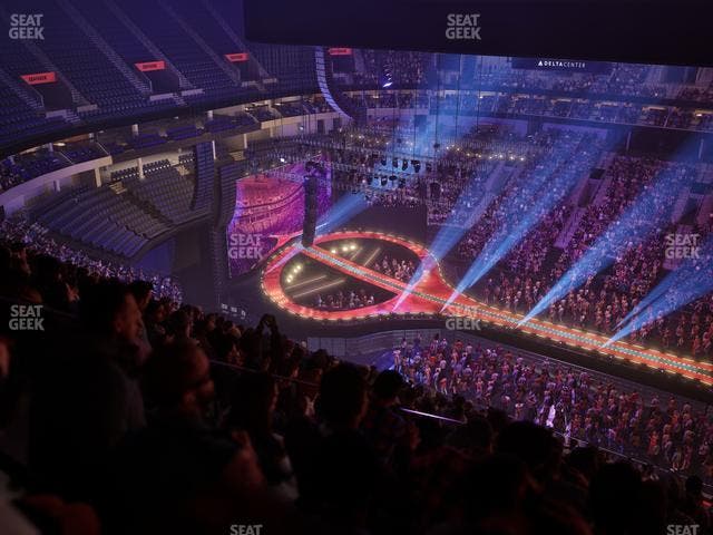 Delta Center - Section 110 Seat View