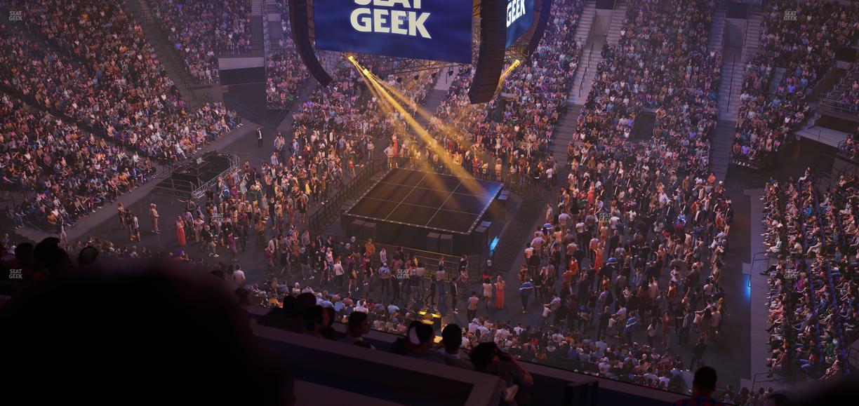 Delta Center - Section 110 Seat View