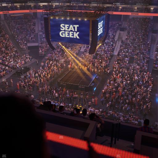 Delta Center - Section 110 Seat View