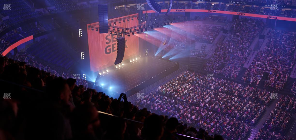 Delta Center - Section 110 Seat View