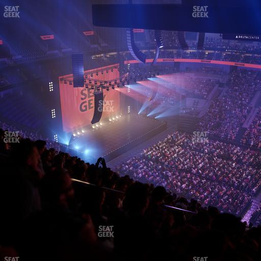 Delta Center - Section 110 Seat View