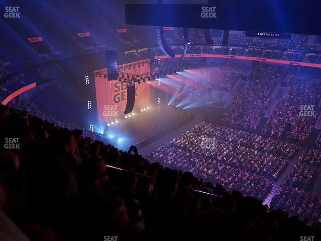 Delta Center - Section 110 Seat View