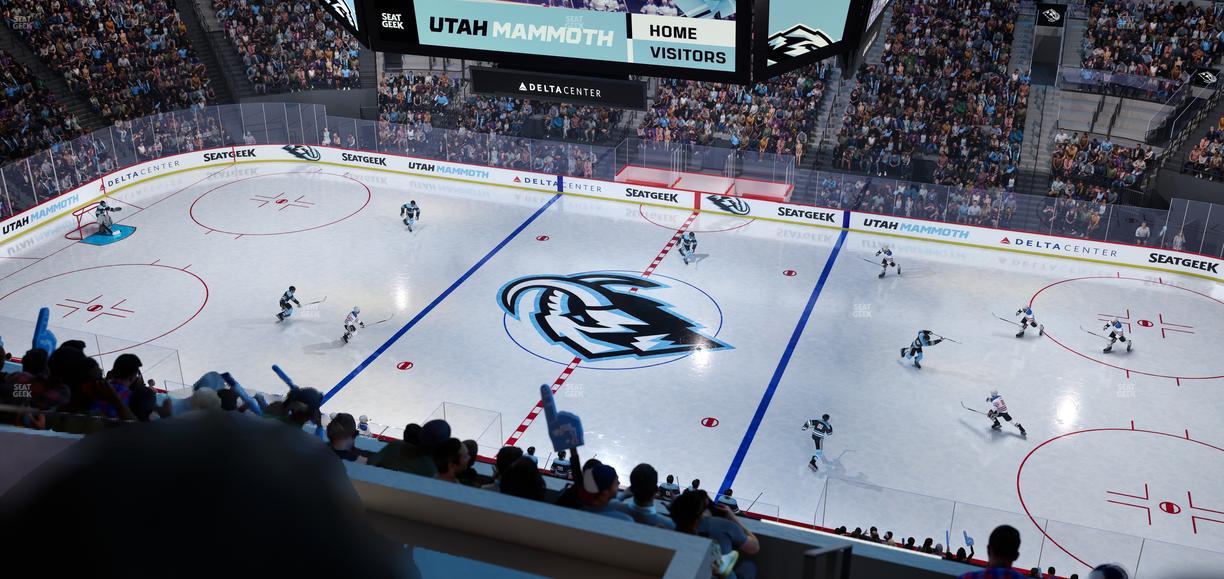 Delta Center - Section 110 Seat View