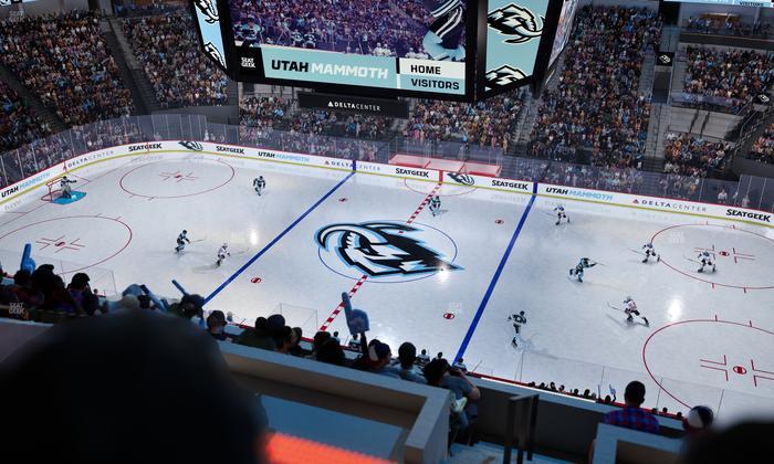 Delta Center - Section 110 Seat View