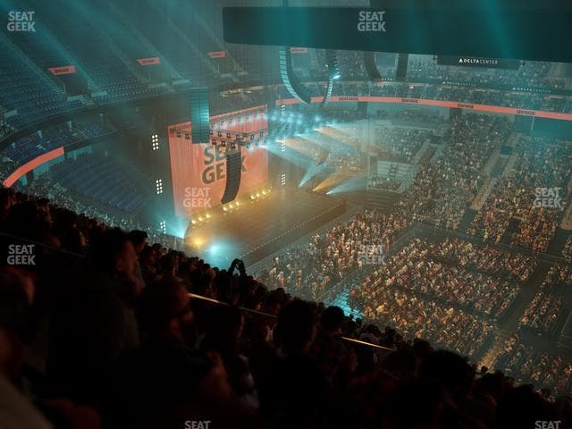 Delta Center - Section 110 Seat View