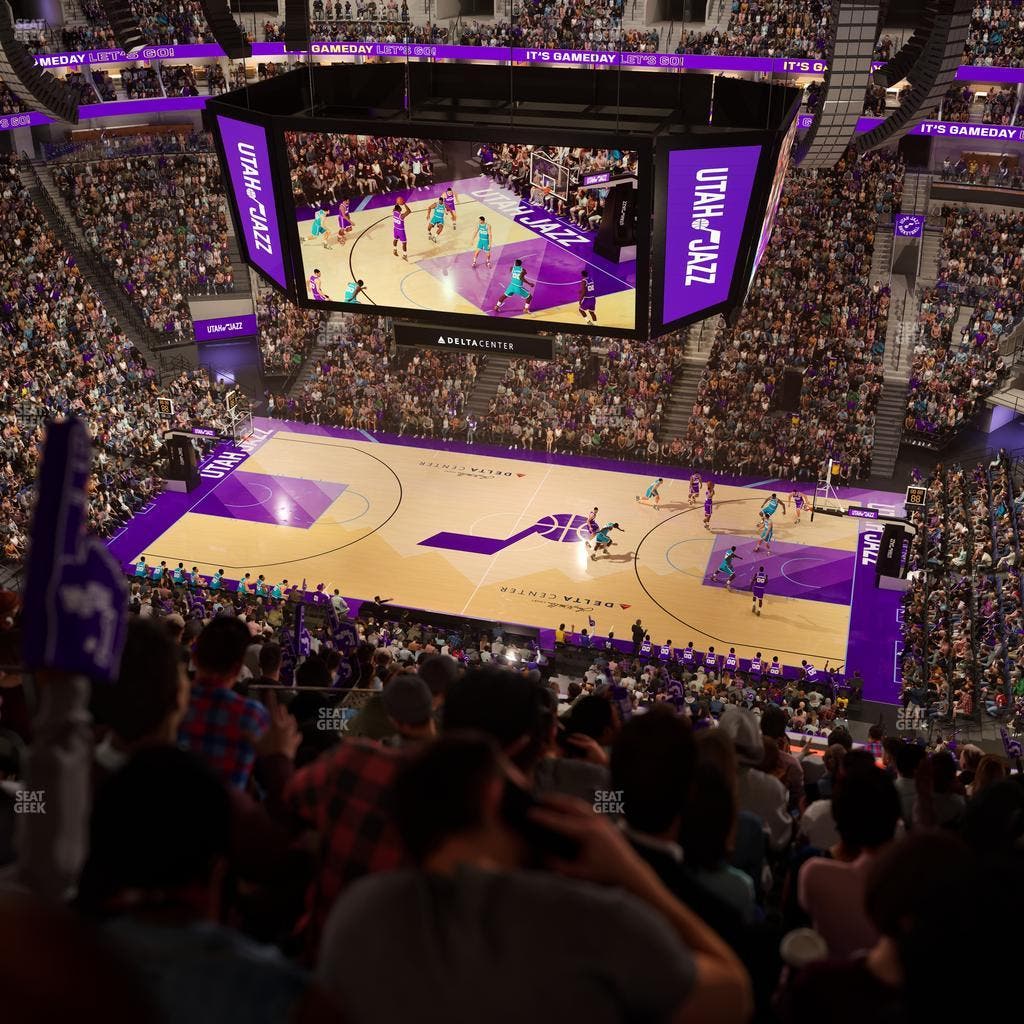 Delta Center - Section 110 Seat View