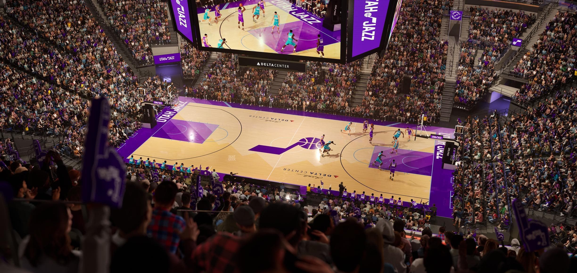 Delta Center - Section 110 Seat View