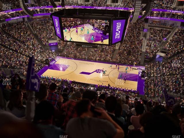 Delta Center - Section 110 Seat View