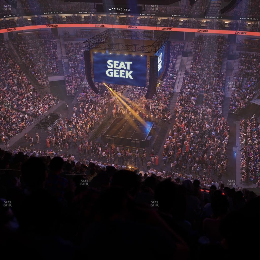 Delta Center - Section 110 Seat View