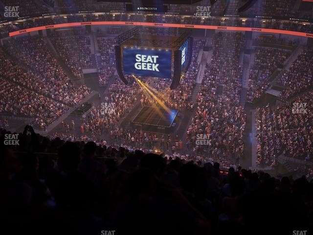 Delta Center - Section 110 Seat View