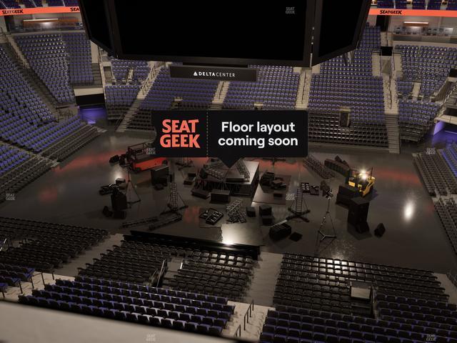 Delta Center - Section 111 Seat View