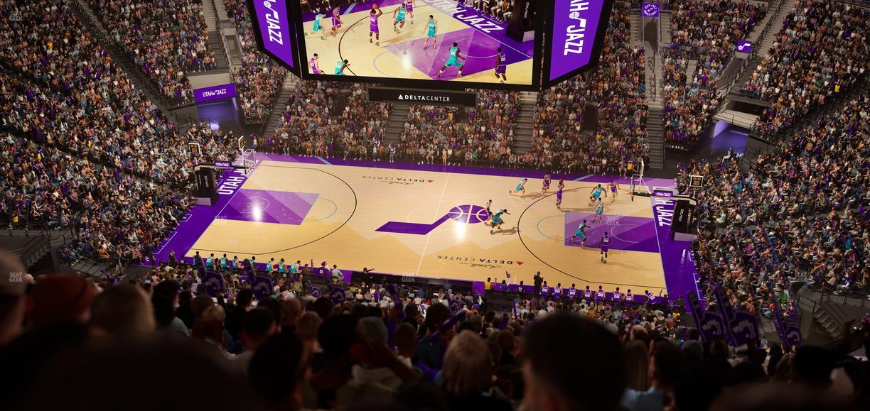 Delta Center - Section 111 Seat View