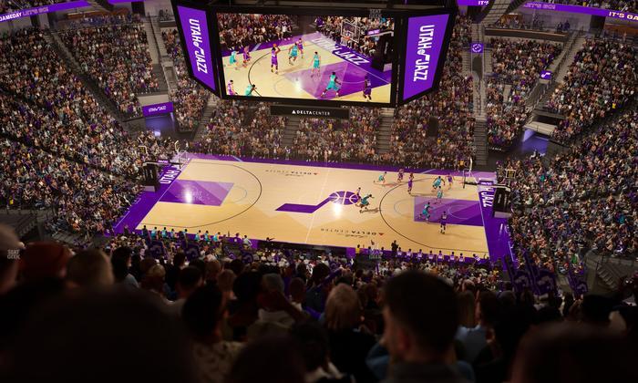 Delta Center - Section 111 Seat View