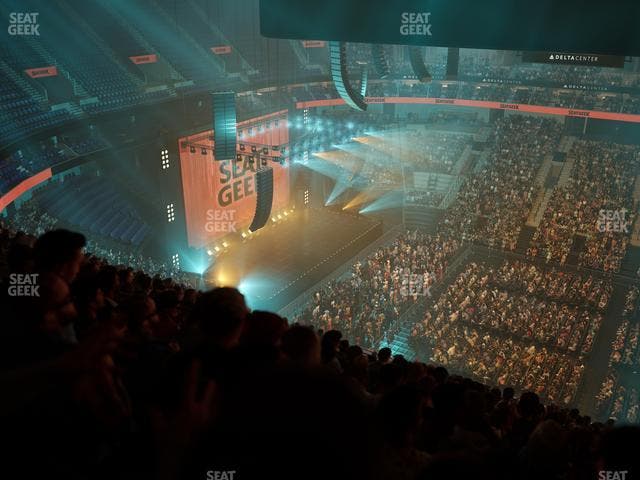 Delta Center - Section 111 Seat View