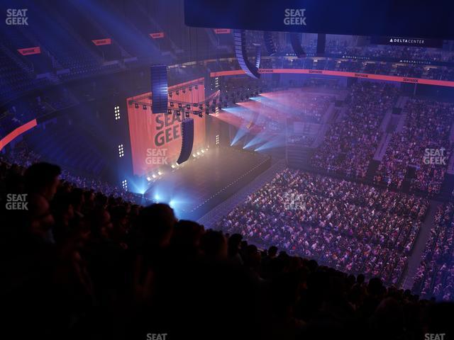 Delta Center - Section 111 Seat View