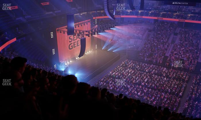 Delta Center - Section 111 Seat View